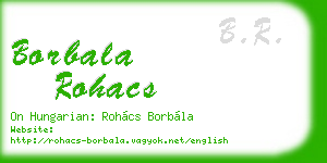 borbala rohacs business card